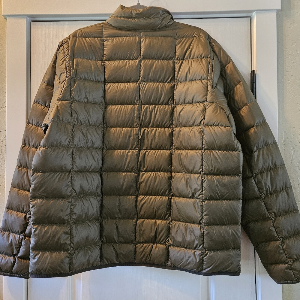 NEW Men's REI Coop Army Green 650 Down Puffer Jacket XL Regular fit - Picture 10 of 16